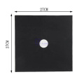 Wholesale Low Price Anti-sticking 0.11mm Gas Range Stove Burner Covers Black Color